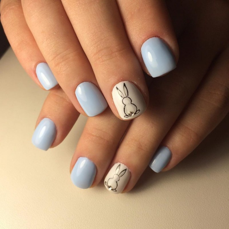 Маникюр впастельных тогах