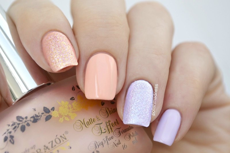 Маникюр в пастельных тонах