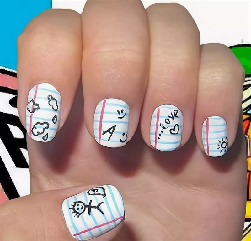 Маникюр подростковый