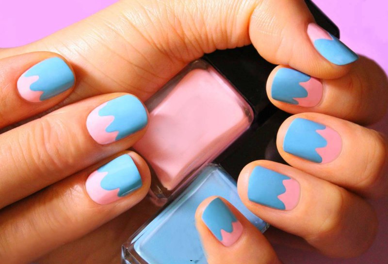 Маникюр на короткие ногти подростку