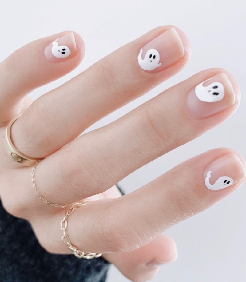 Подростковый маникюр на короткие ногти