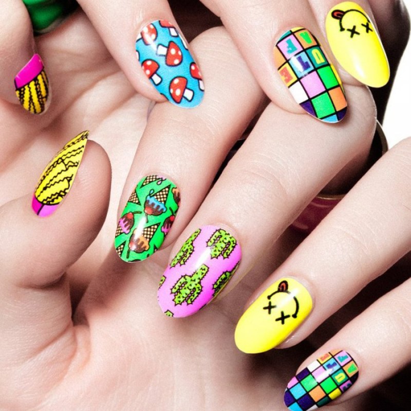 Ногти летние молодежные