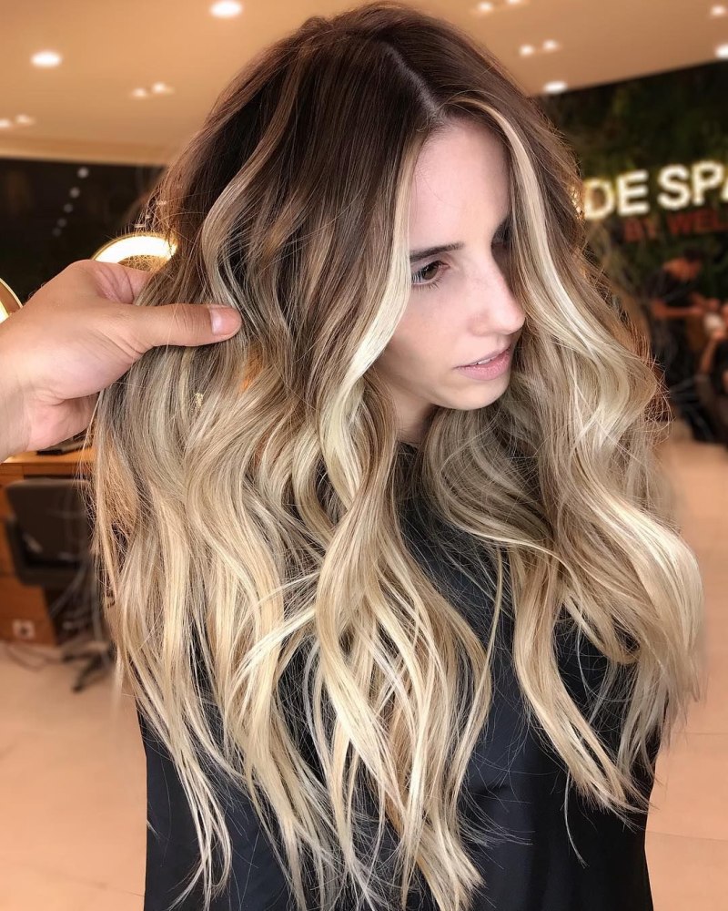 Контуринг на русые волосы