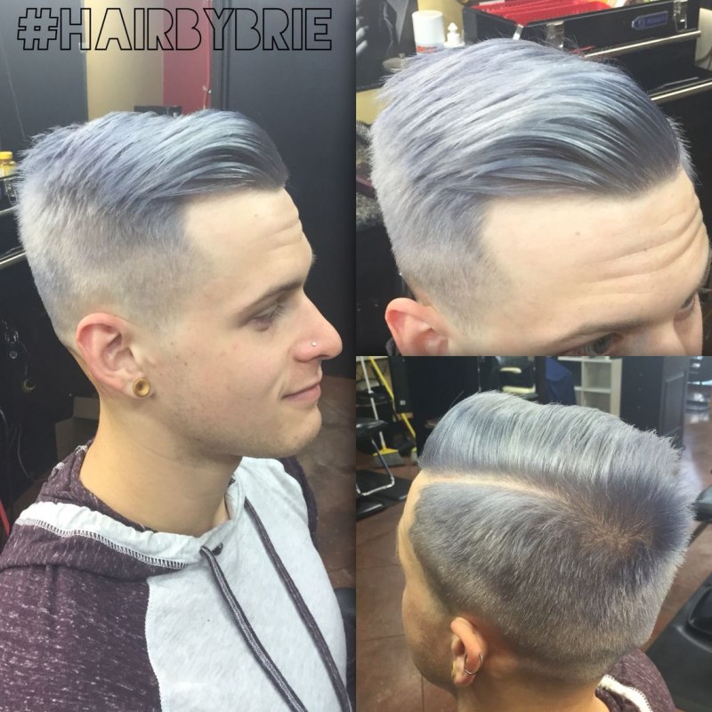 Короткая стрижка пепельный цвет мужская