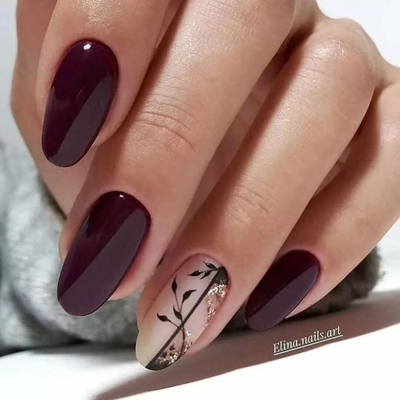 Модный маникюр осень