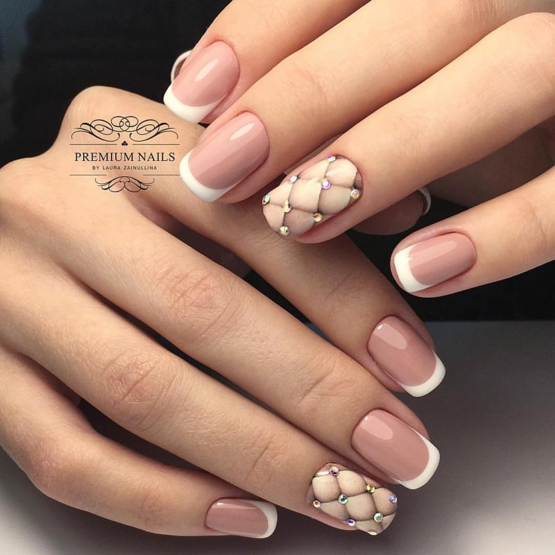 Шеллак нюдовый френч