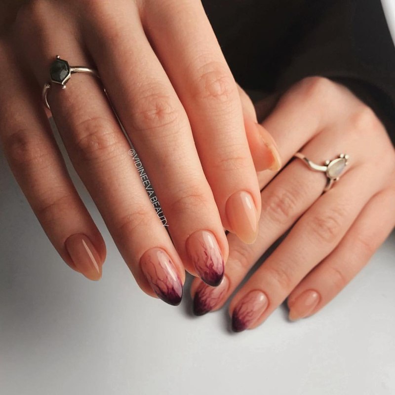 Новогодние ногти квадрат