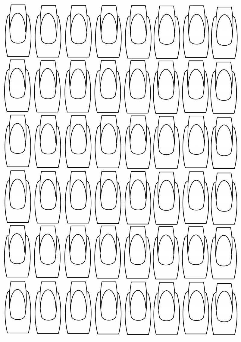 Шаблон ногтей