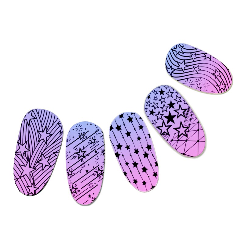 Прямоугольный штамп для стемпинга Beauty BIGBANG