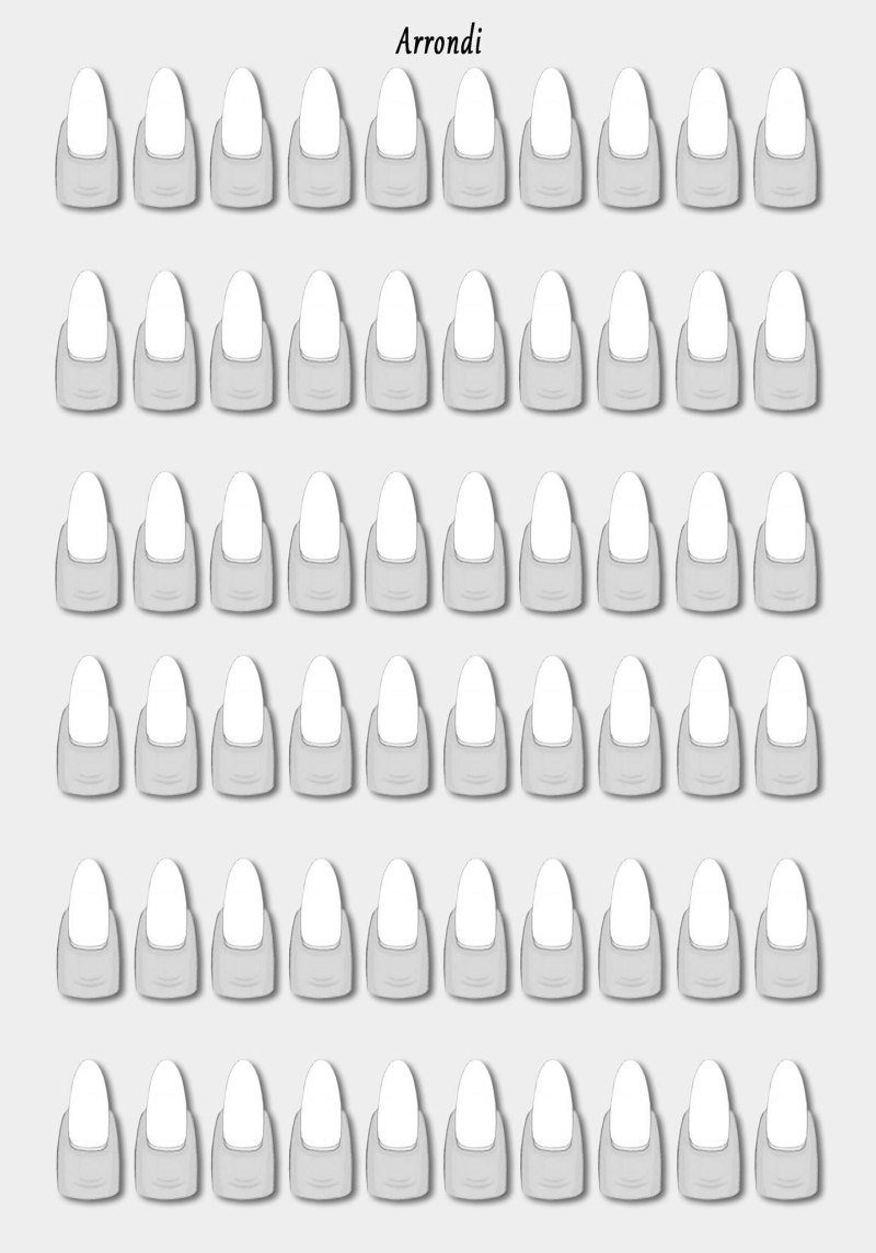 Форма ногтей для рисования