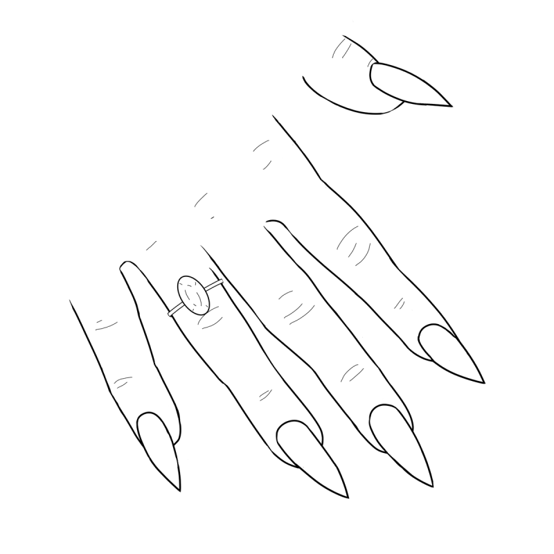 Макеты ногтей для рисования