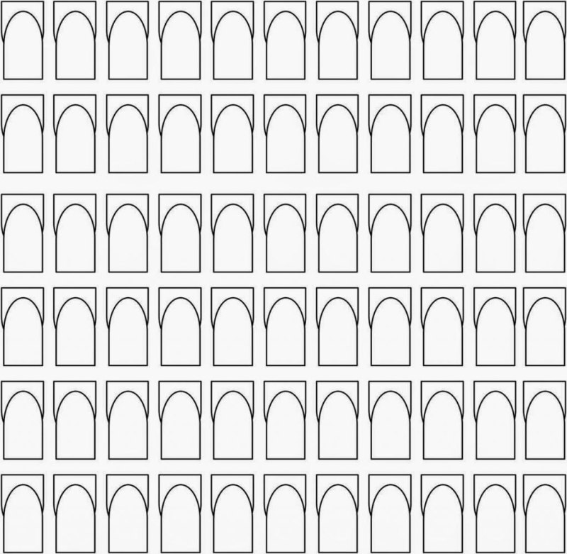 Бумажные ногти трафарет