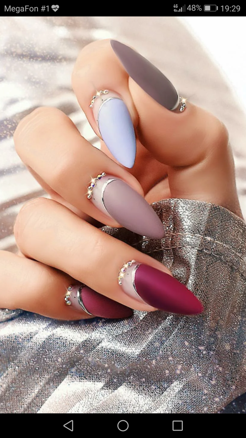 Наращивание ногтей 2021 модные