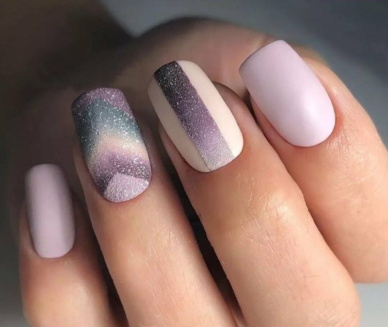 Летний маникюр градиент