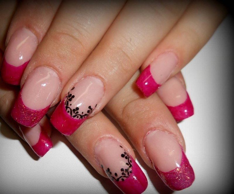 Французский маникюр гель лак