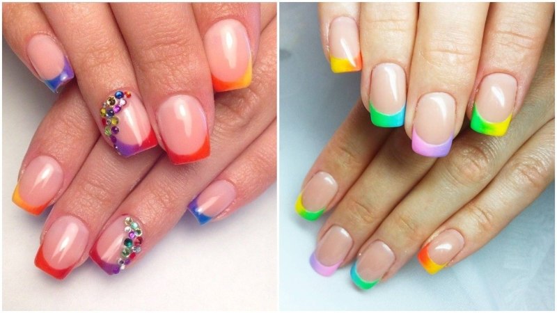 Яркий дизайн ногтей