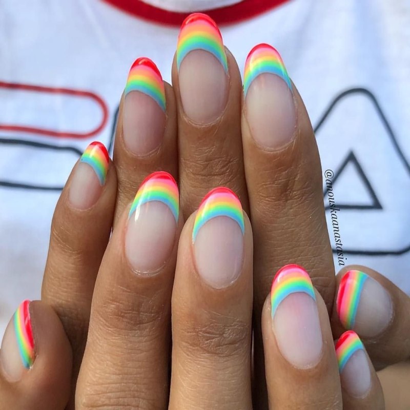 Разноцветный френч во французском стиле