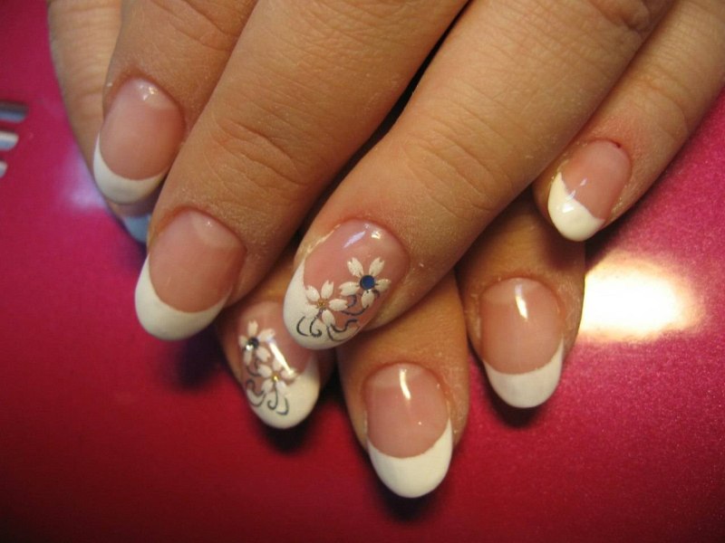 Френч на короткие ногти