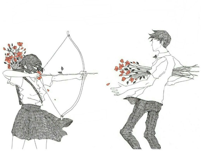 Неразделенная любовь рисунок