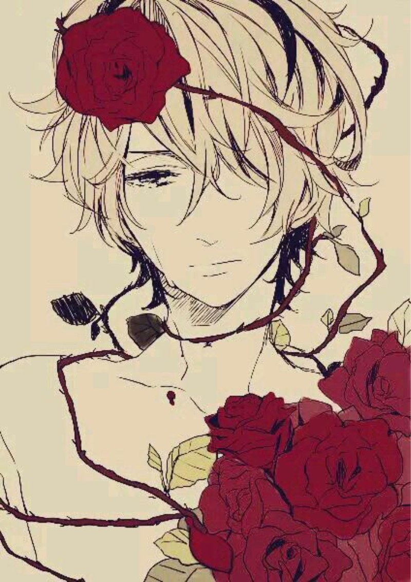 Кун с розой