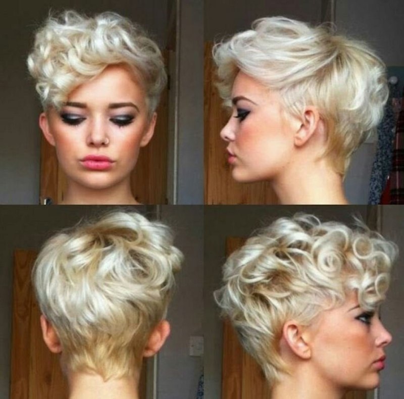 Короткие кудрявые волосы