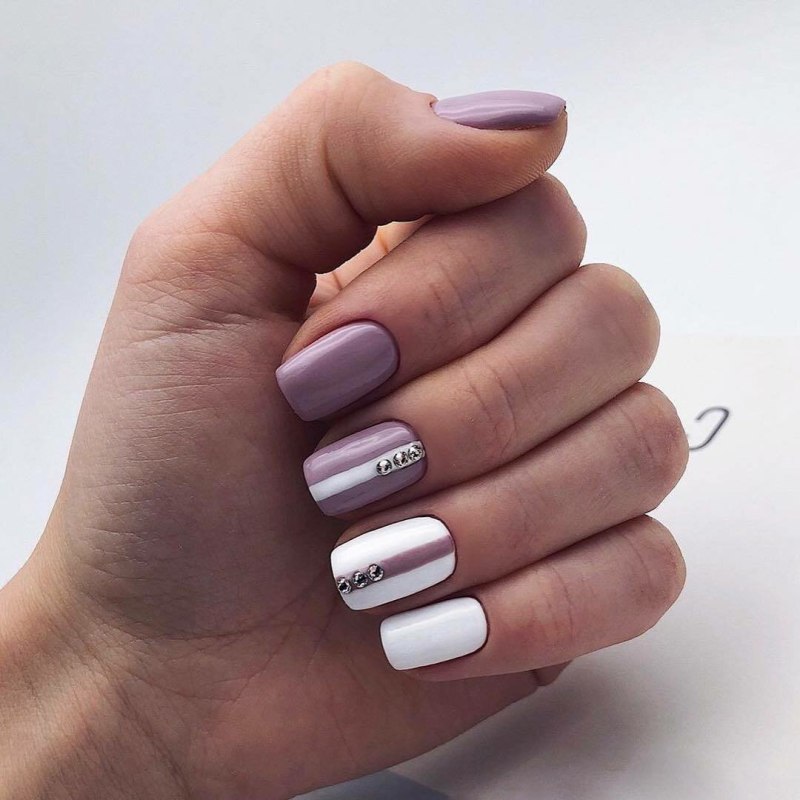 Дизайн ногтей квадрат