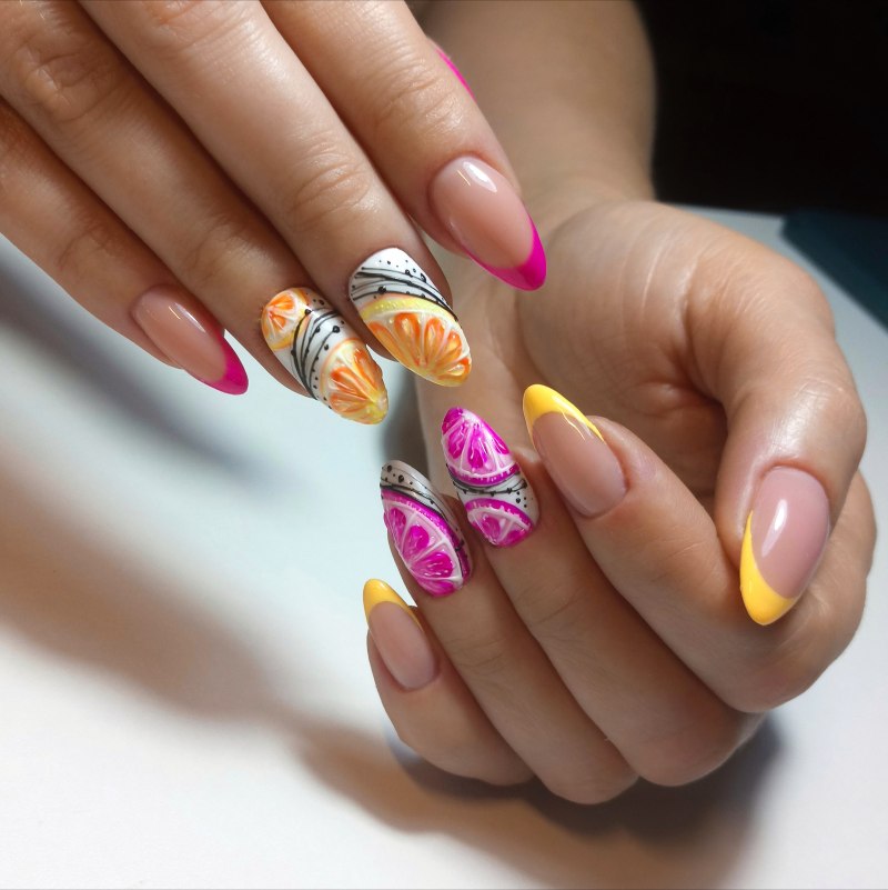 Маникюр 2021 лето френч