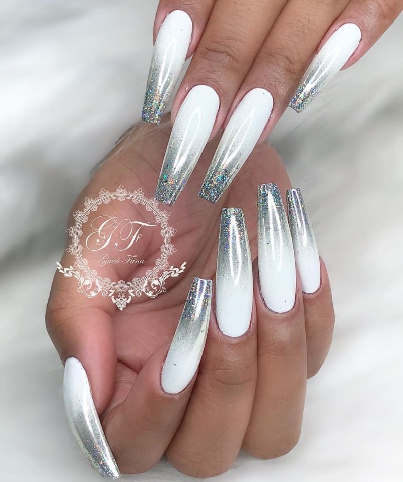 Свадебный маникюр на длинные ногти