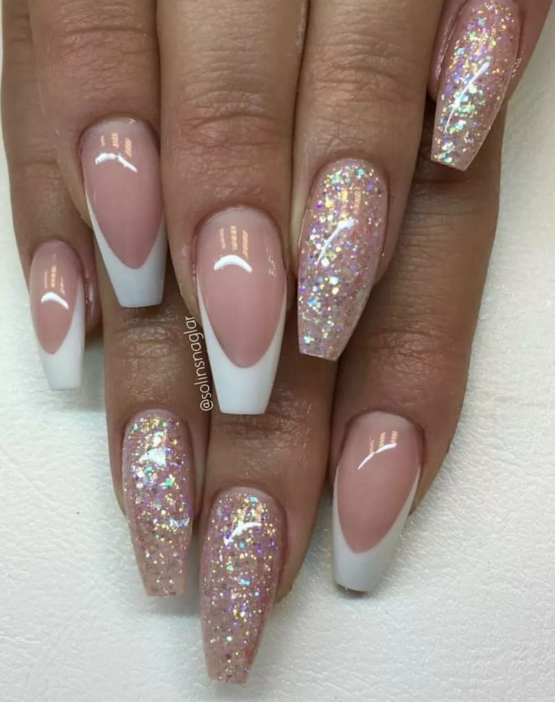 Выкладной френч 2022 балерина