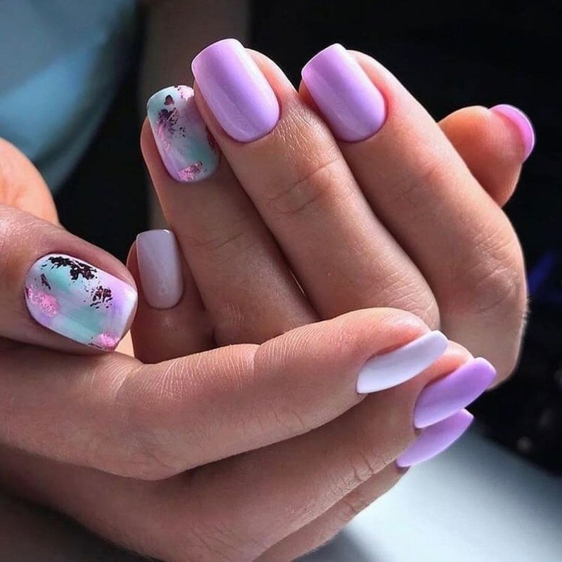 Стильный летний маникюр