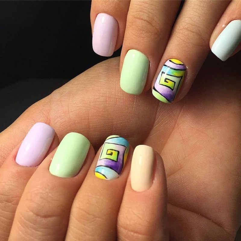 Маникюр лето