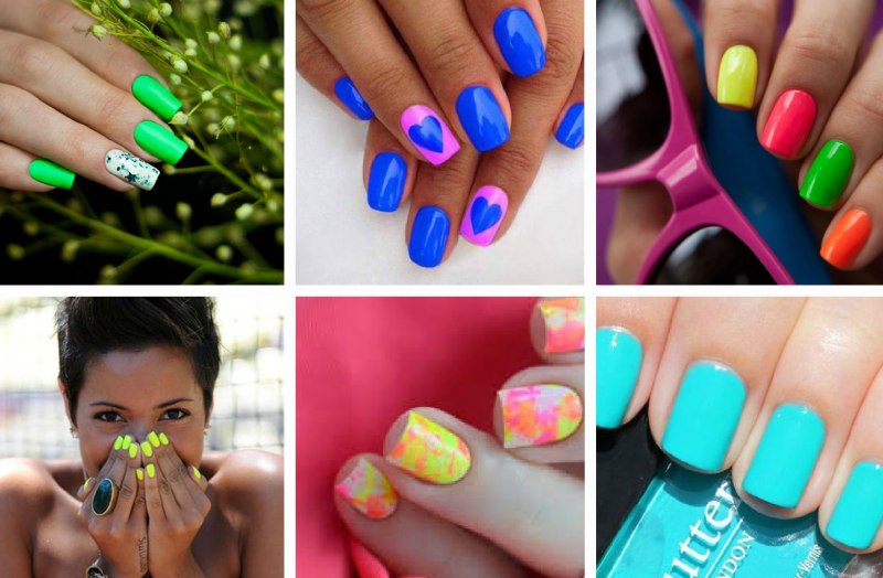 Летние цвета для маникюра