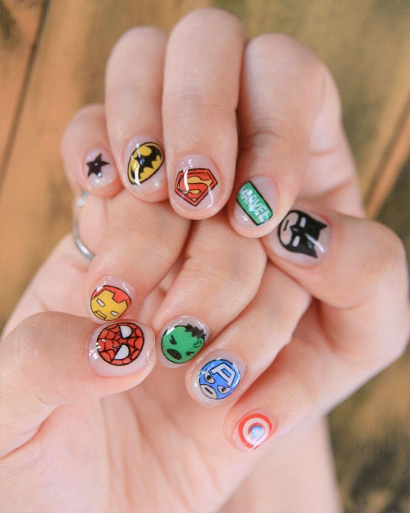 Ногти с Бэтменом