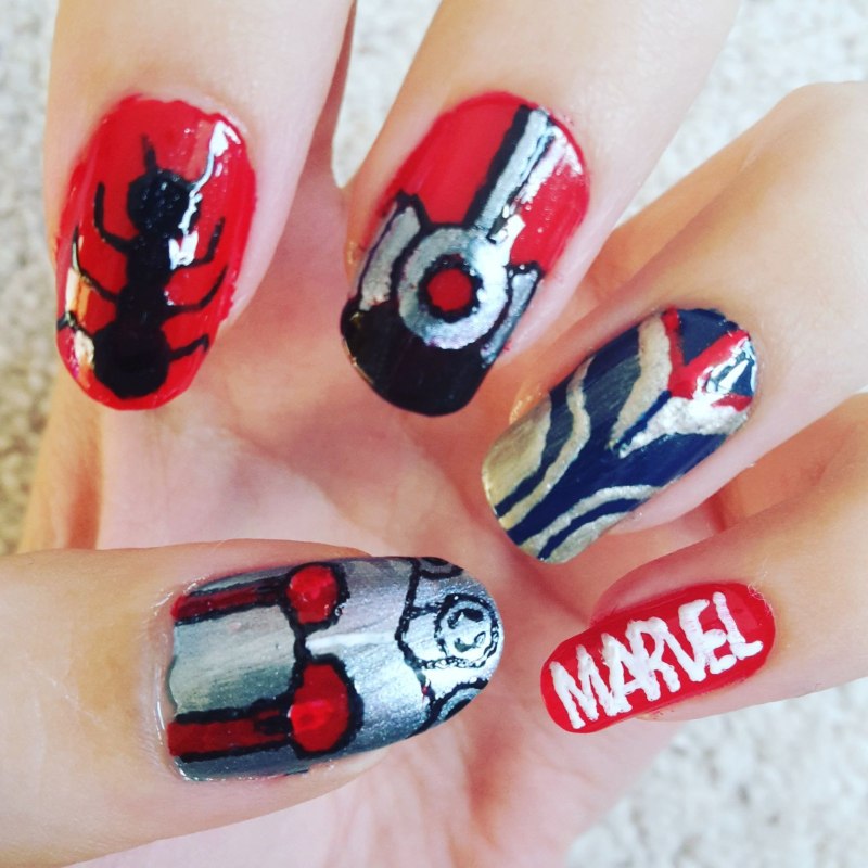 Ногти в стиле Марвел