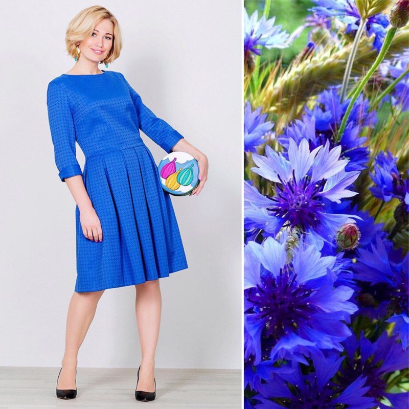 Платье Софи цвет Василек (п-206-5)