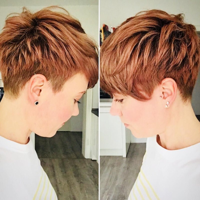 Гарсон Пикси сзади стрижка