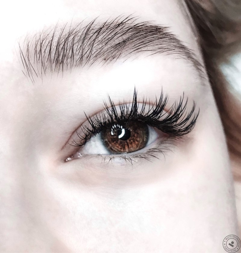 Наращивание 2д беличий эффект