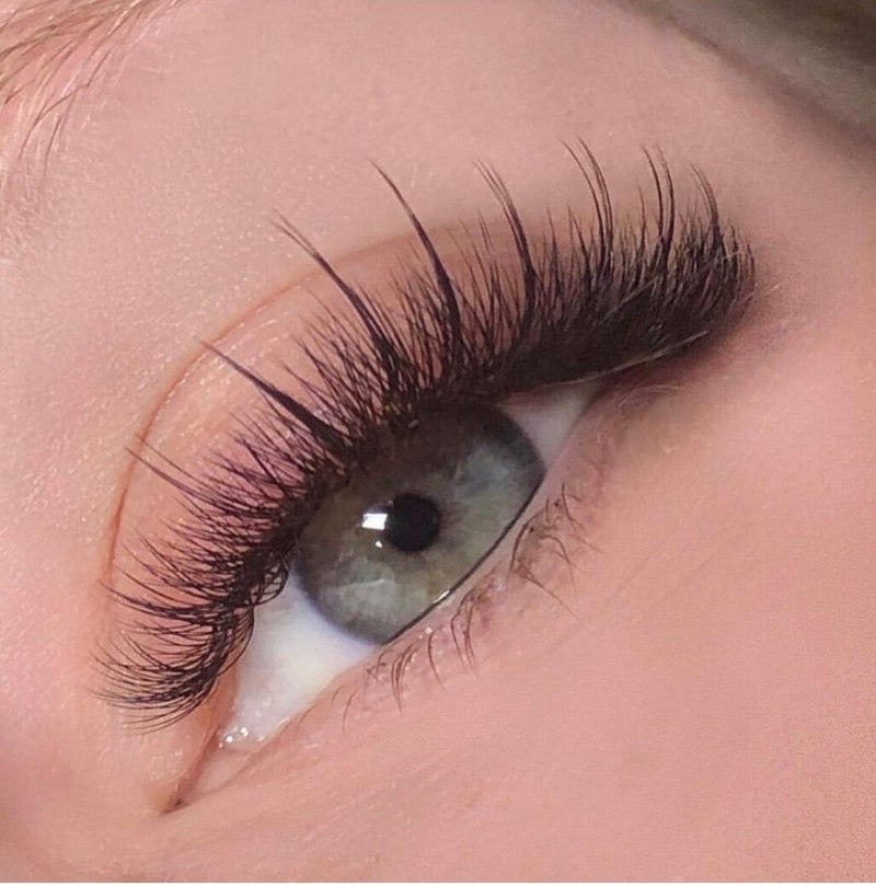 Ресницы 2д мокрый эффект лучики