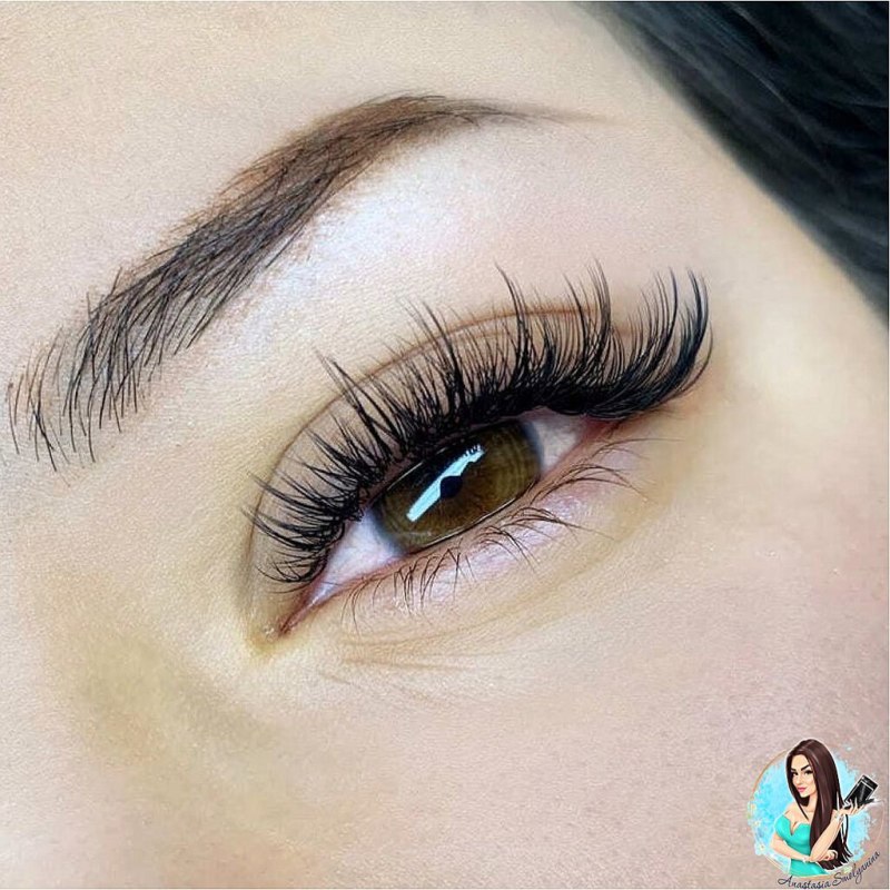 Ресницы 2д эффект Ким Кардашян