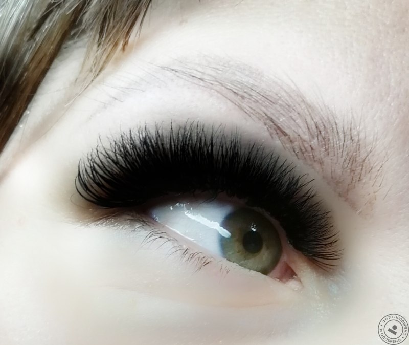 Ресницы 2д разреженный