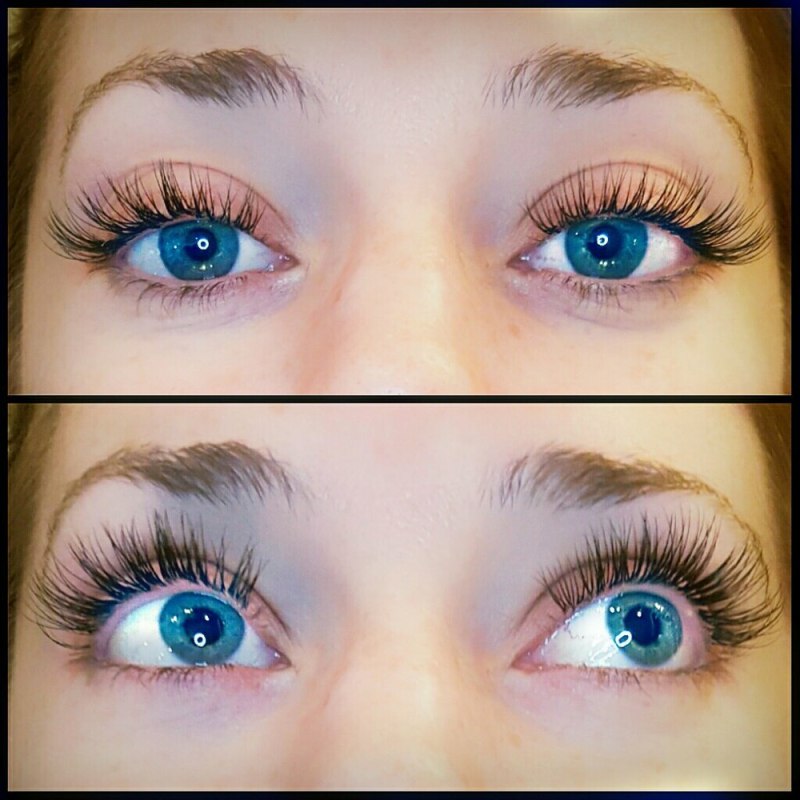 Эффект Кайли наращивание ресниц 2д