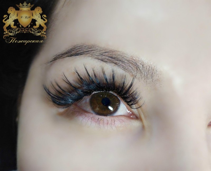 Наращивание ресниц Ким Кардашян эффект 2д