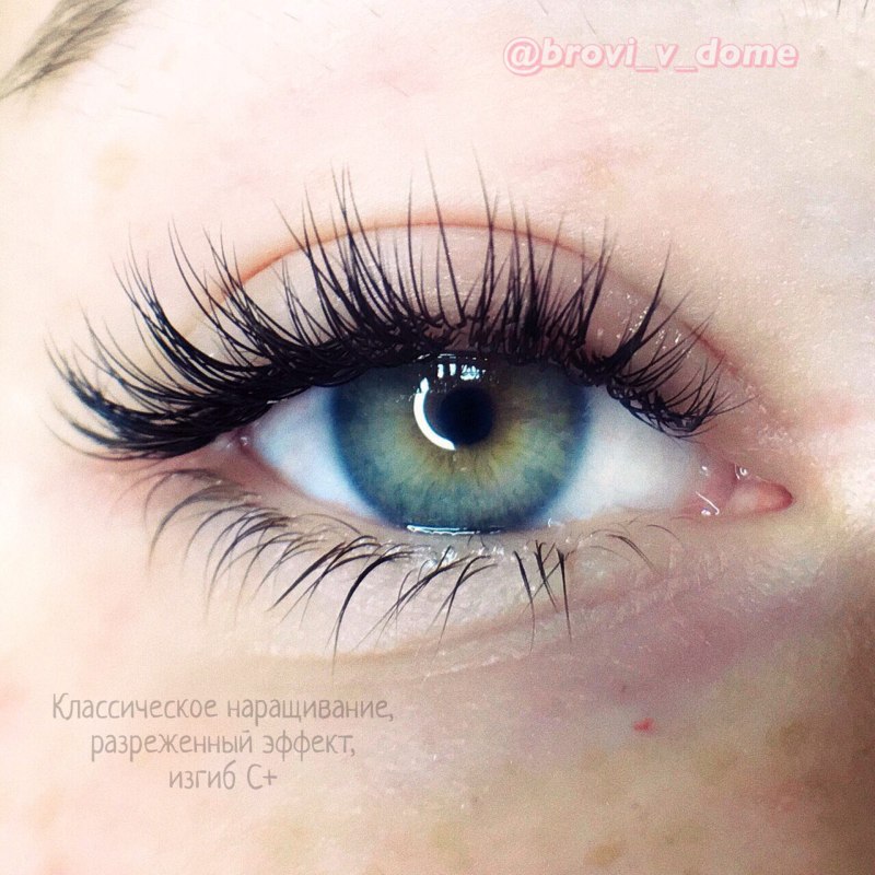 Схема наращивания ресниц Ким Кардашьян