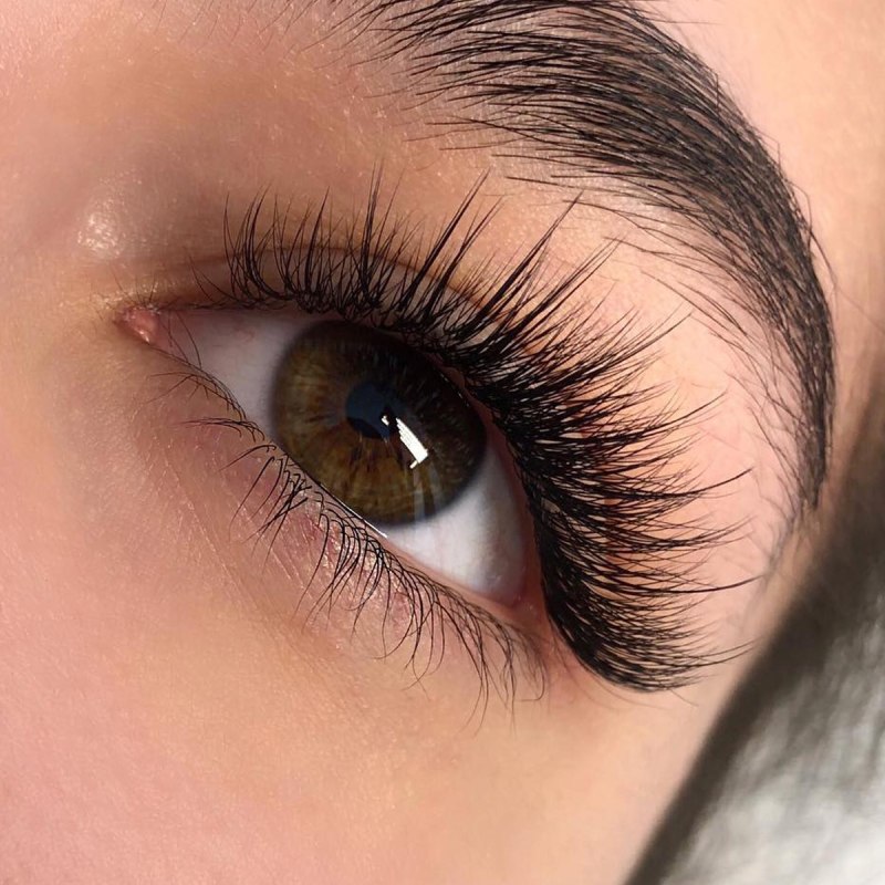 Ресницы 2д Лисий эффект 15 мм