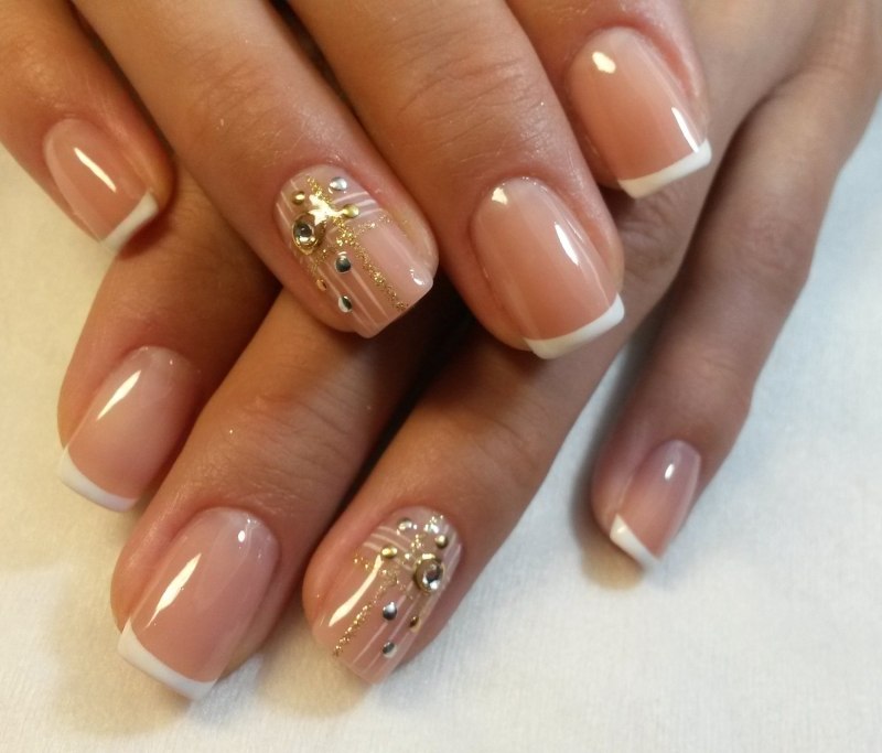 Френч со стразами