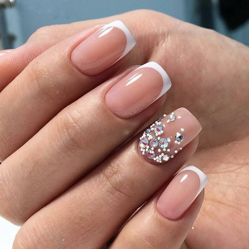 Красивое наращивание ногтей