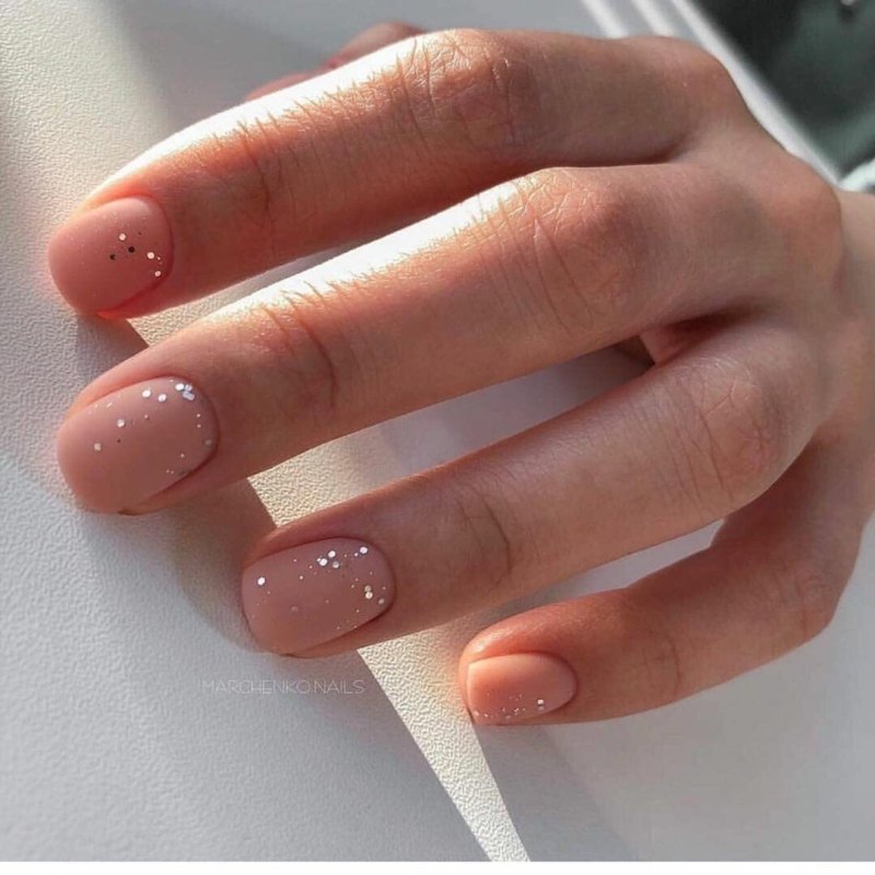 Френч на короткие ногти