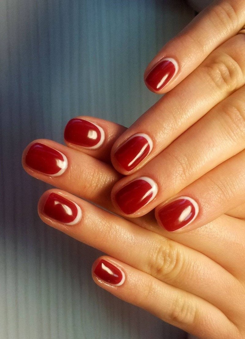 Антифренч маникюр