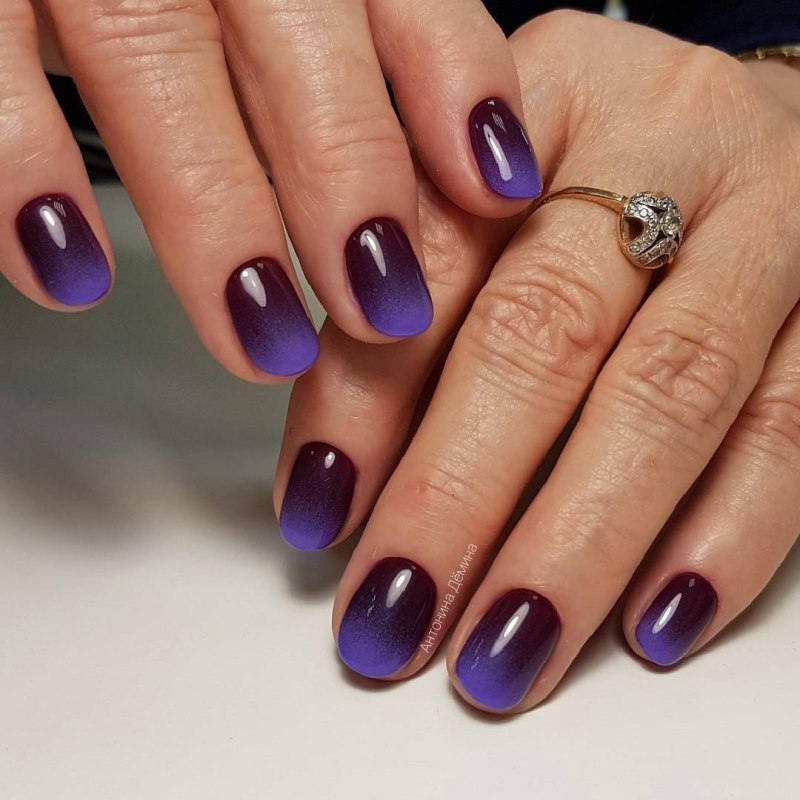 Маникюр бомба на короткие ногти