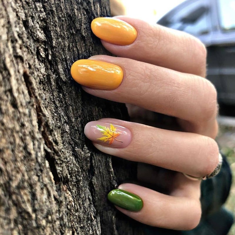 Ногти осень 2021